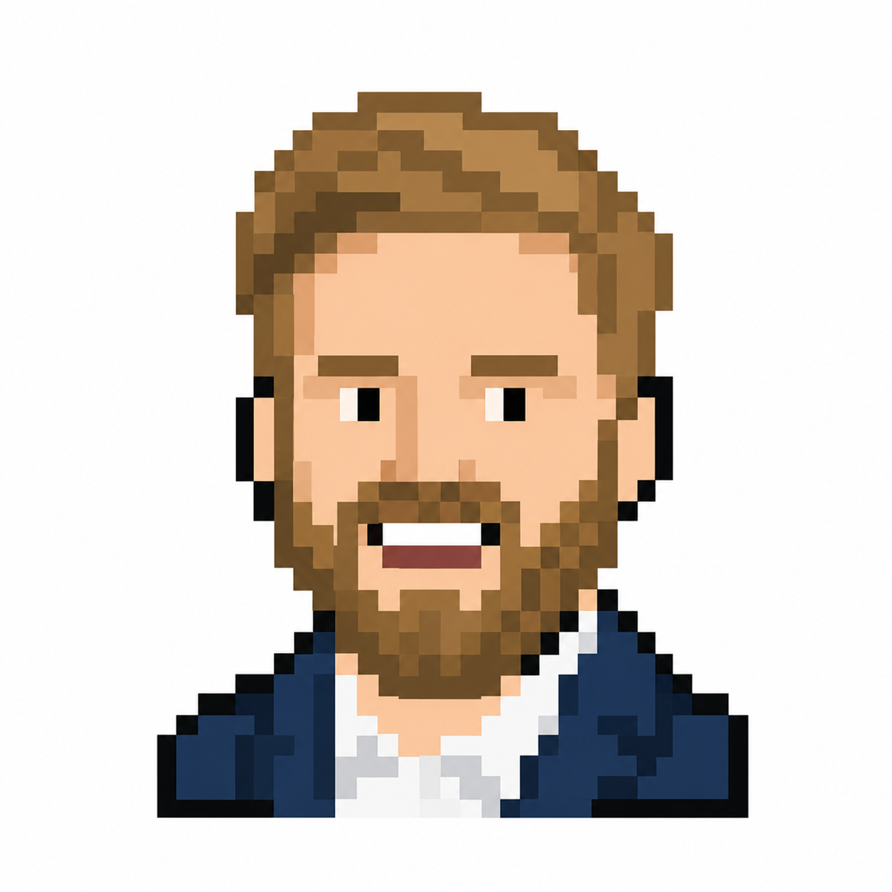 Pixel-art headshot of Tyler Helps