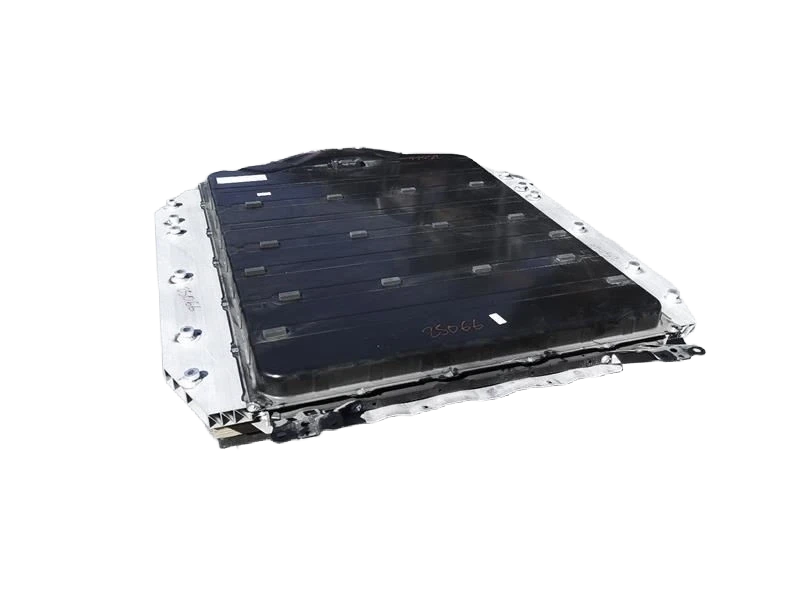 Opposite exterior view of a Subaru Solterra EV battery pack for visible condition and construction review
